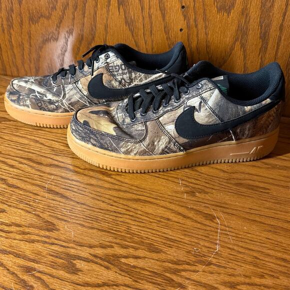 Nike Air Force 1 Low ReelTree Camo Tan Size 8
